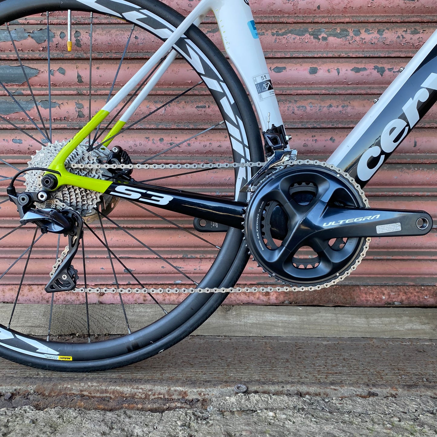 Cervelo S3 Ultegra Carbon Disc Aero Road Bike - 51cm