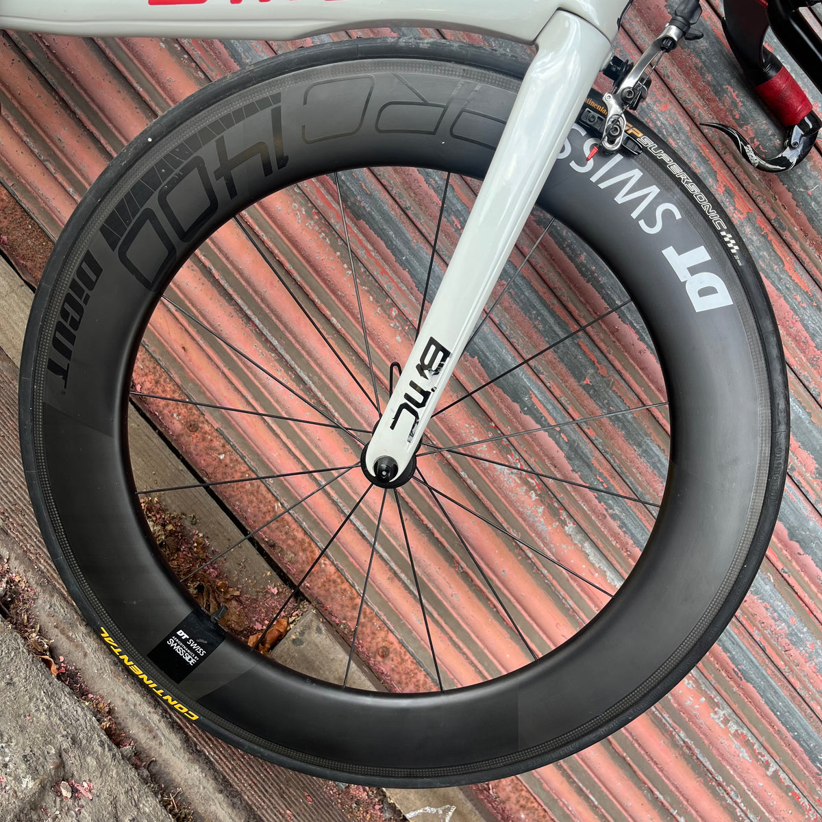 BMC TimeMachine TM02 SRAM RED Carbon Time Trial Triathlon Bike - 54cm