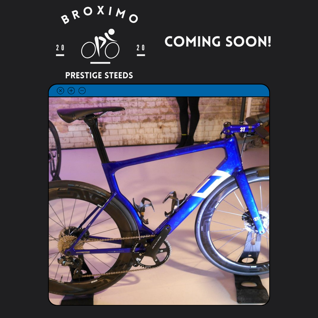 3T Strada Aqua Blue Fat Creations Ultegra Carbon Disc Road Bike - 56cm