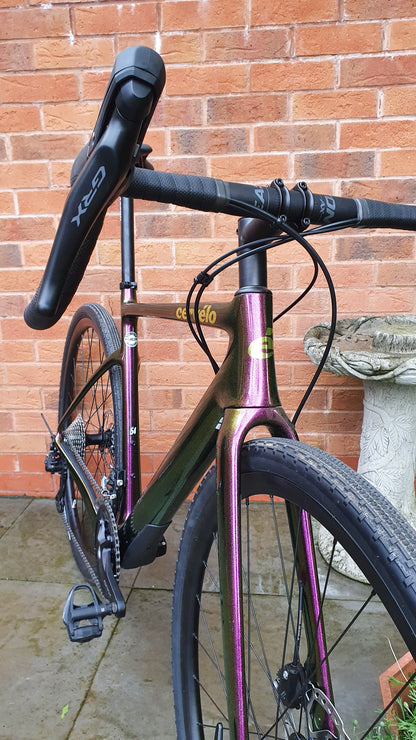 Sunset Purple Cervelo Aspero Carbon GRX Gravel Race Bike 54cm