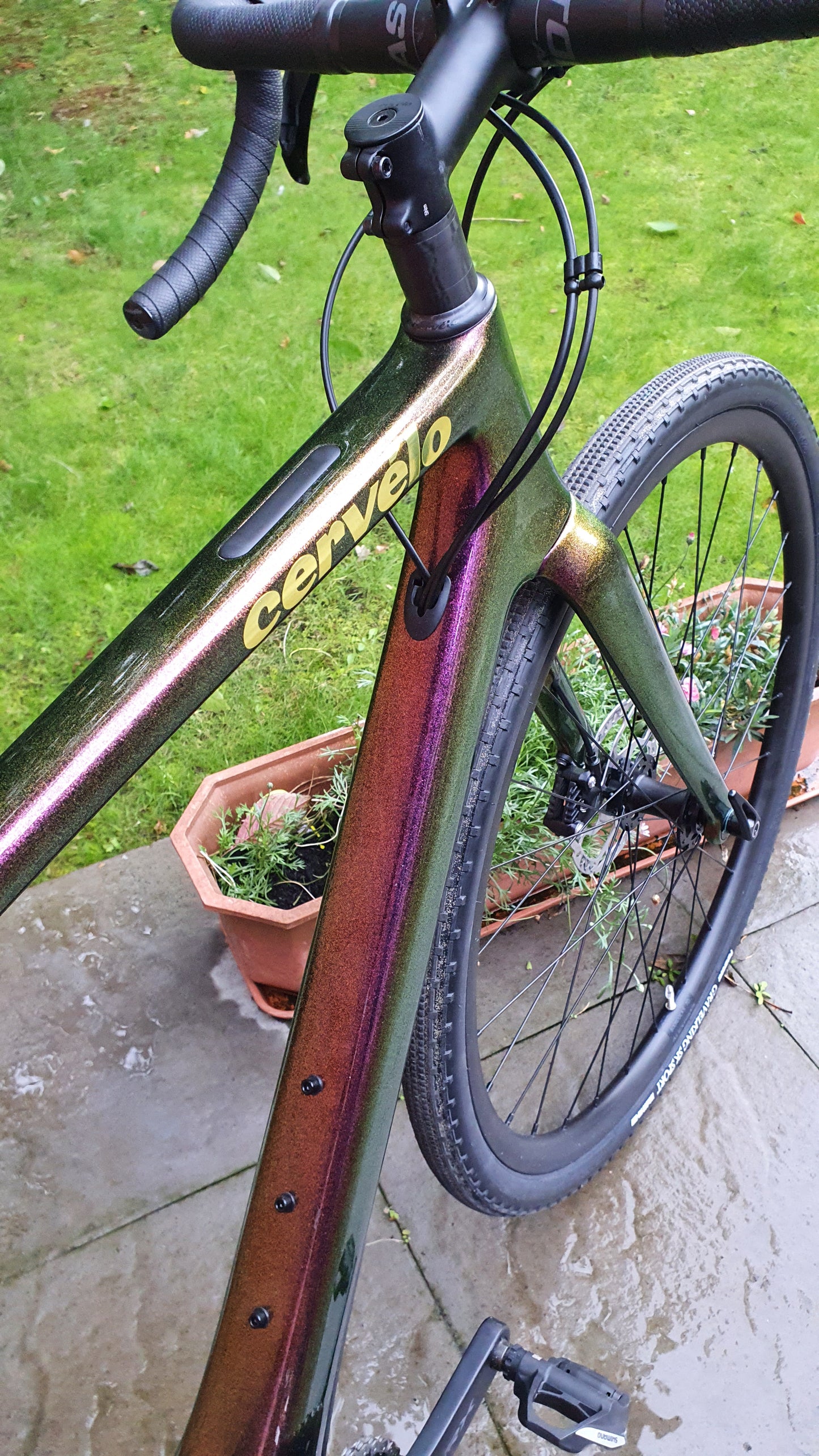 Sunset Purple Cervelo Aspero Carbon GRX Gravel Race Bike 54cm