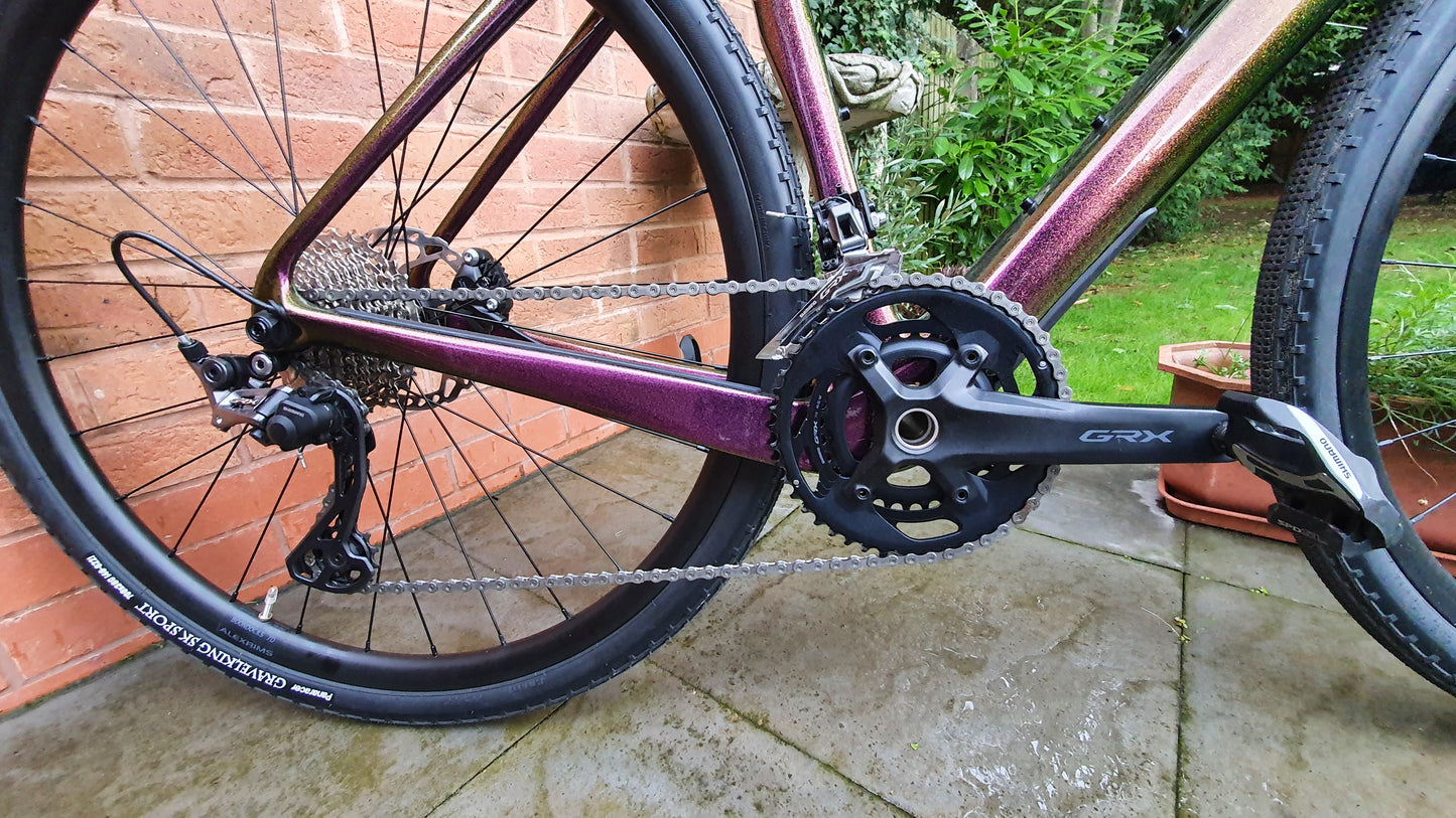 Sunset Purple Cervelo Aspero Carbon GRX Gravel Race Bike 54cm
