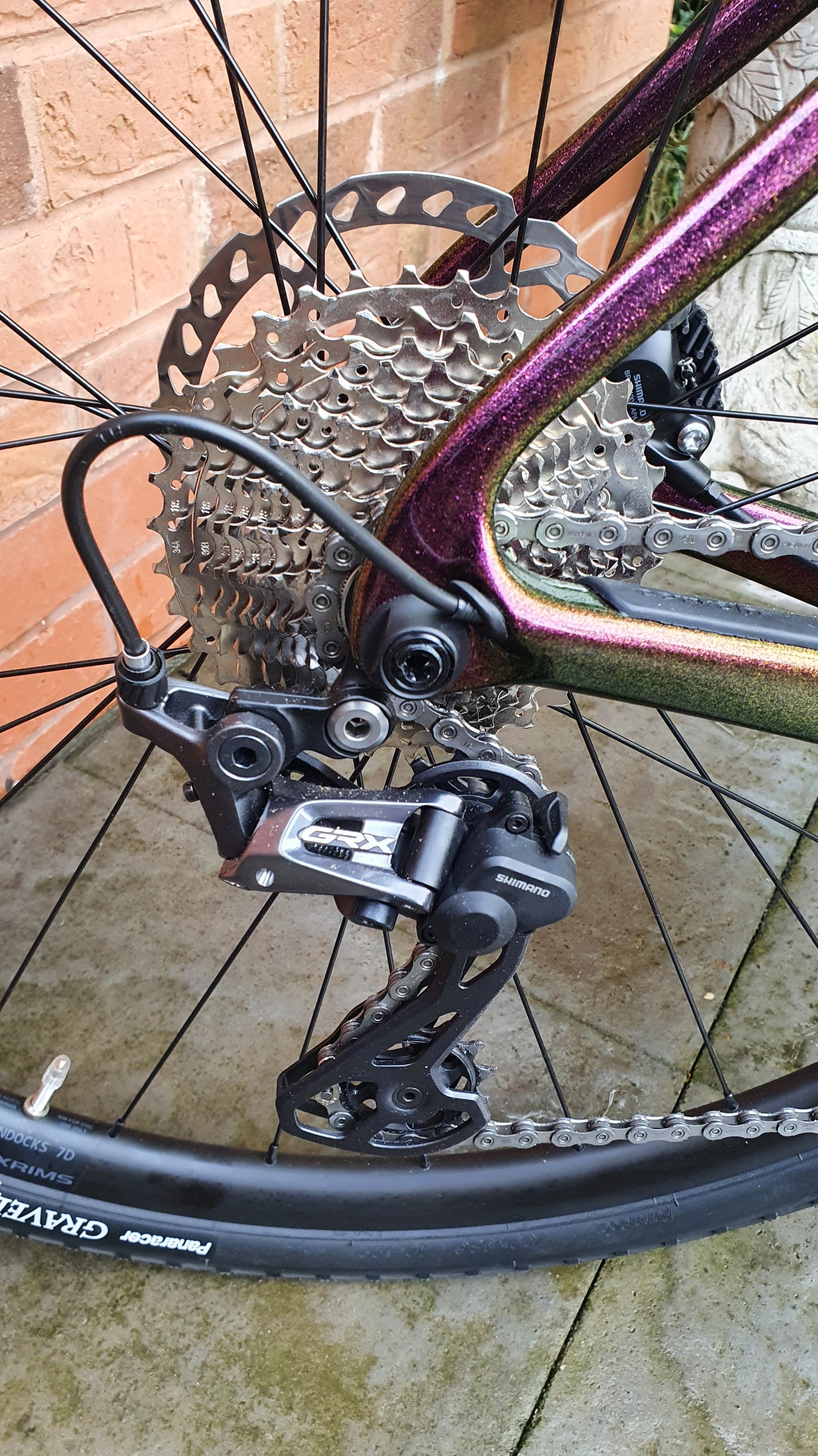 Sunset Purple Cervelo Aspero Carbon GRX Gravel Race Bike 54cm