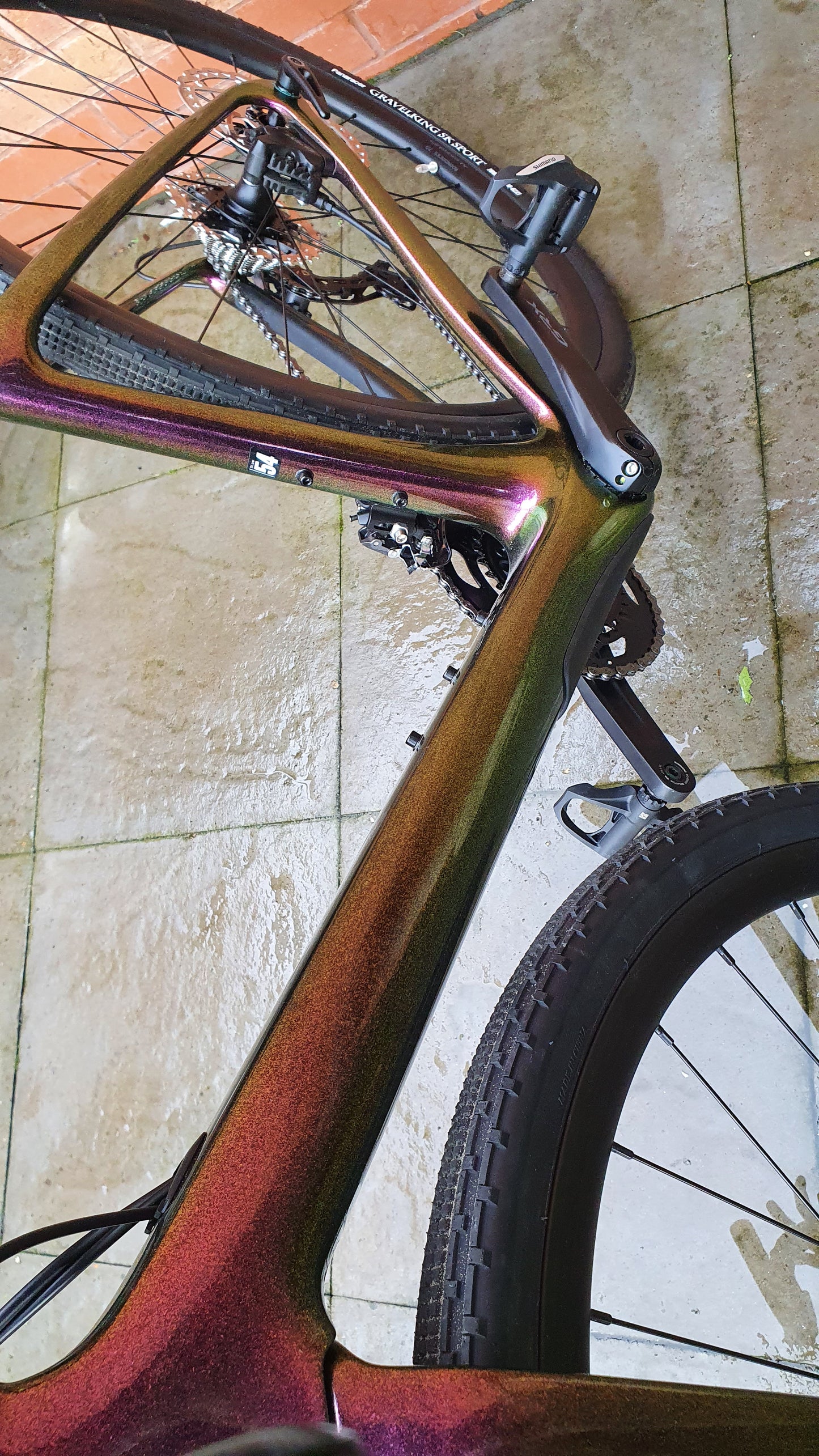 Sunset Purple Cervelo Aspero Carbon GRX Gravel Race Bike 54cm