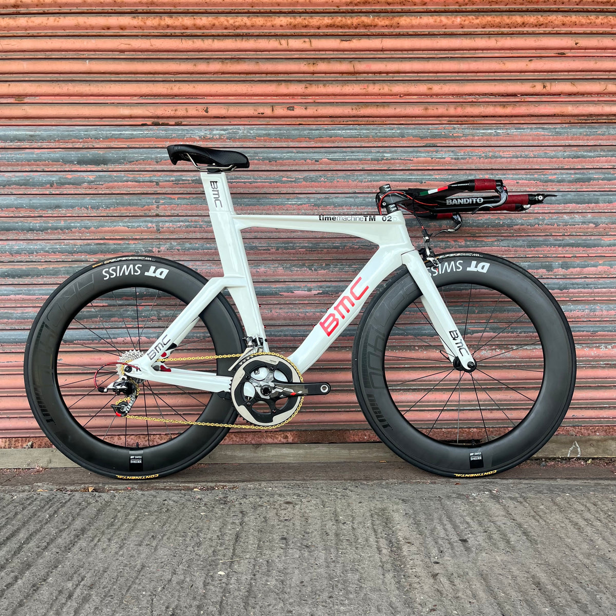BMC TimeMachine TM02 SRAM RED Carbon Time Trial Triathlon Bike - 54cm