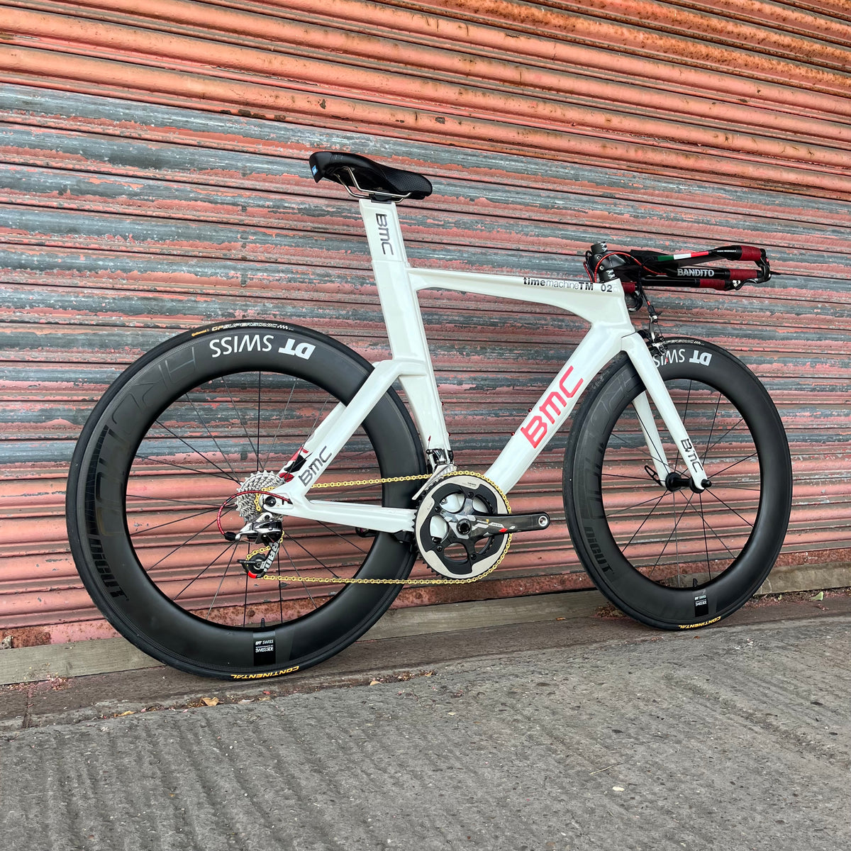 BMC TimeMachine TM02 SRAM RED Carbon Time Trial Triathlon Bike - 54cm