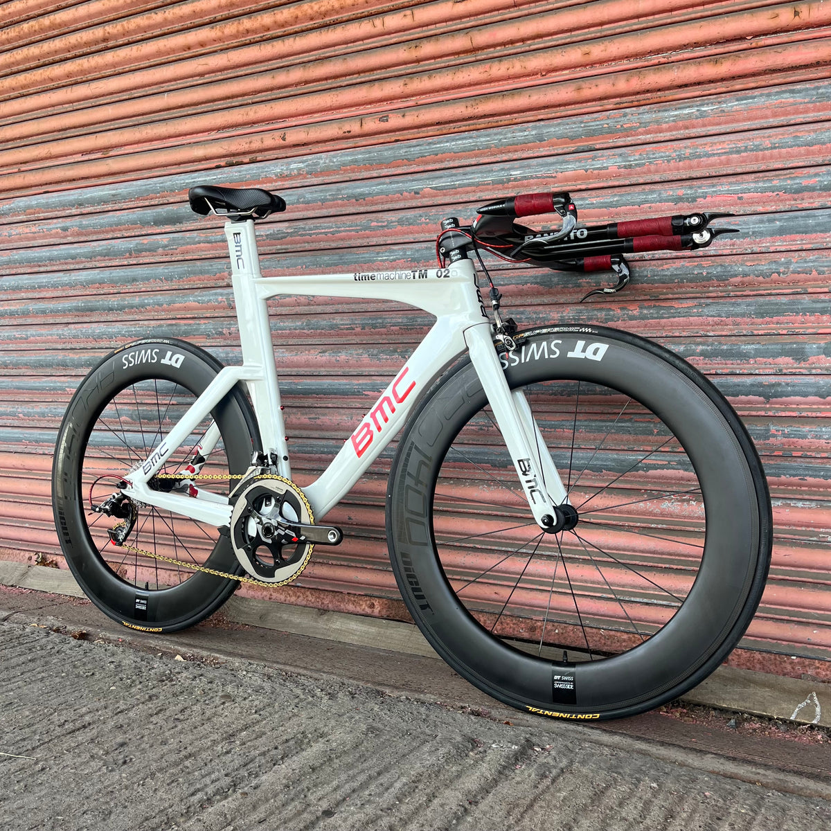 BMC TimeMachine TM02 SRAM RED Carbon Time Trial Triathlon Bike - 54cm