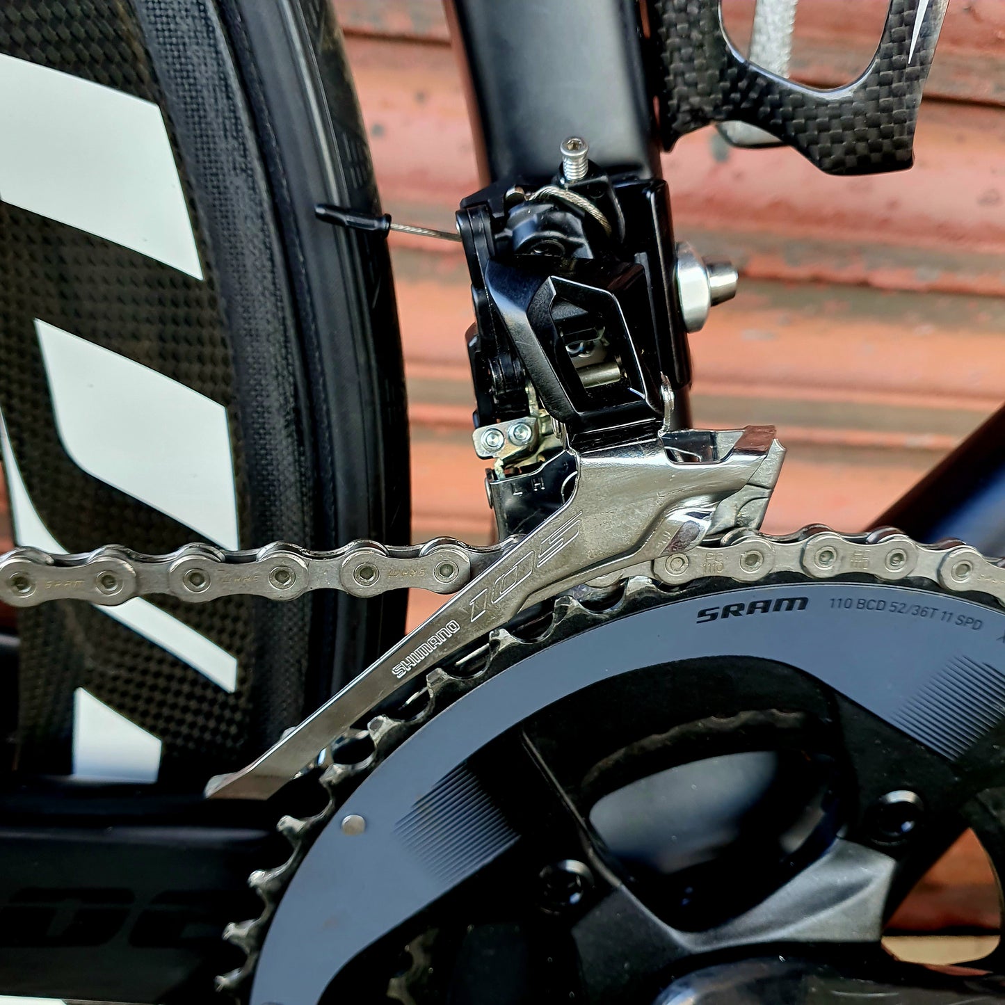 Planet X EC130E Shimano 105 Carbon Aero Road Bike FFWD F6R - Small 49cm